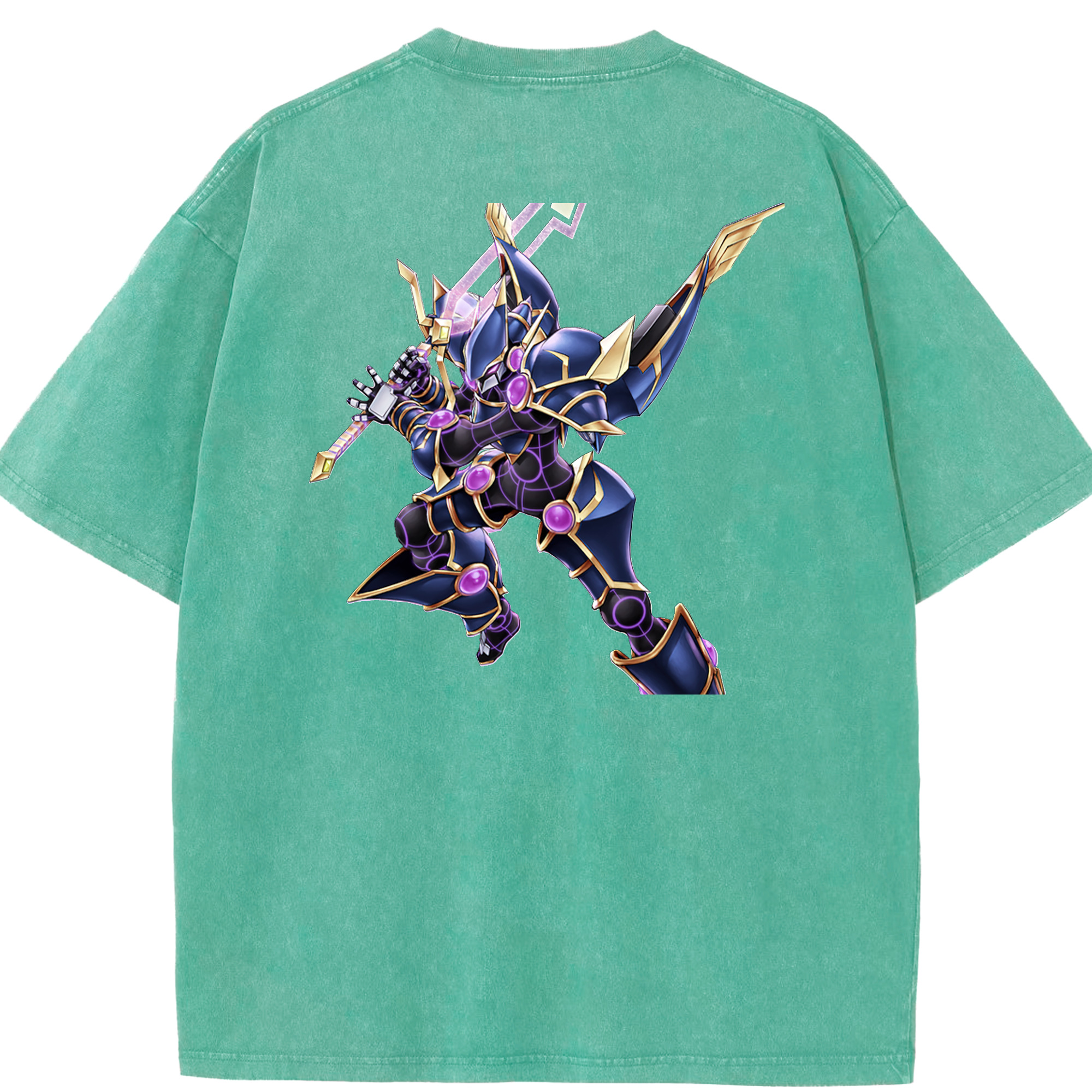 （画像用） 遊☆戯☆王 Yu-Gi-Oh! 綿100% ヴィンテージ風 半袖Tシャツ（背面プリント）